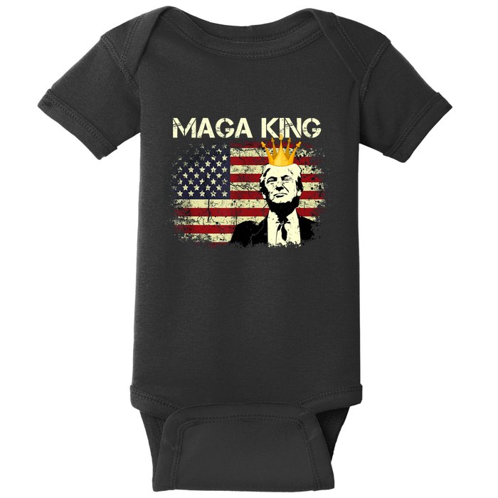 Ultra MAGA Conservative Donald Trump Baby Bodysuit