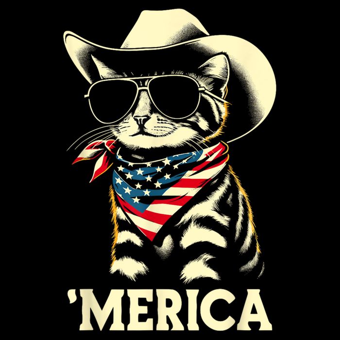 Usa Merica Cat 4th Of July Funny Patriotic City Backpack
