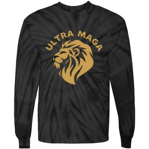 Ultra MAGA Conservative Anti Biden Tie-Dye Long Sleeve Shirt