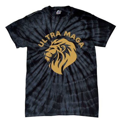 Ultra MAGA Conservative Anti Biden Tie-Dye T-Shirt