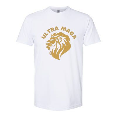 Ultra MAGA Conservative Anti Biden Softstyle CVC T-Shirt