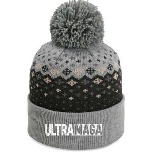 Ultra MAGA Conservative Anti Joe Biden The Baniff Cuffed Pom Beanie