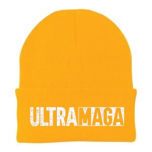 Ultra MAGA Conservative Anti Joe Biden Knit Cap Winter Beanie