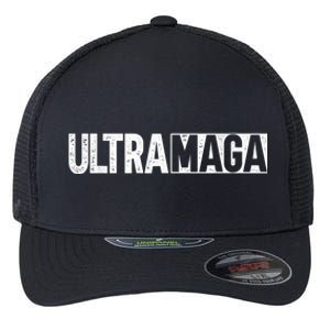 Ultra MAGA Conservative Anti Joe Biden Flexfit Unipanel Trucker Cap