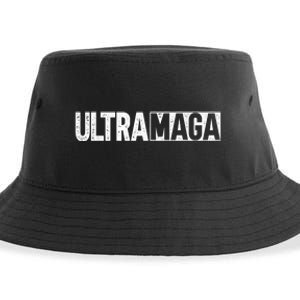 Ultra MAGA Conservative Anti Joe Biden Sustainable Bucket Hat