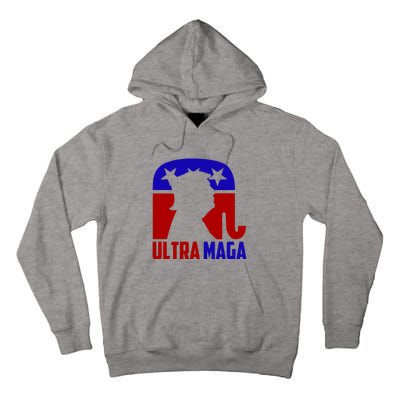 Ultra MAGA Conservative Donald Trump Tall Hoodie