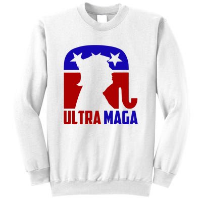 Ultra MAGA Conservative Donald Trump Sweatshirt