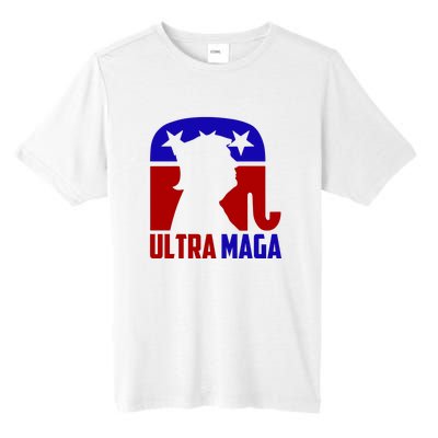 Ultra MAGA Conservative Donald Trump Tall Fusion ChromaSoft Performance T-Shirt