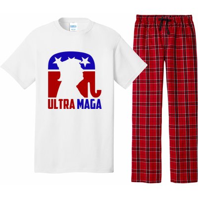 Ultra MAGA Conservative Donald Trump Pajama Set