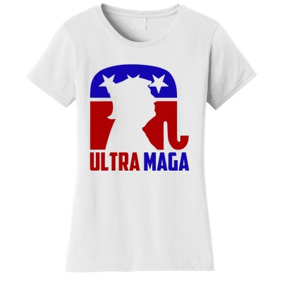 Ultra MAGA Conservative Donald Trump Women's T-Shirt