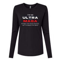 Ultra MAGA Funny Anti Biden Conservative Womens Cotton Relaxed Long Sleeve T-Shirt