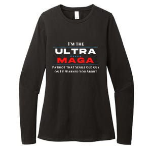 Ultra MAGA Funny Anti Biden Conservative Womens CVC Long Sleeve Shirt