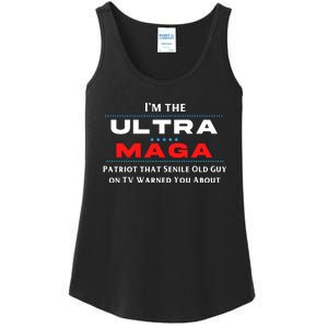 Ultra MAGA Funny Anti Biden Conservative Ladies Essential Tank