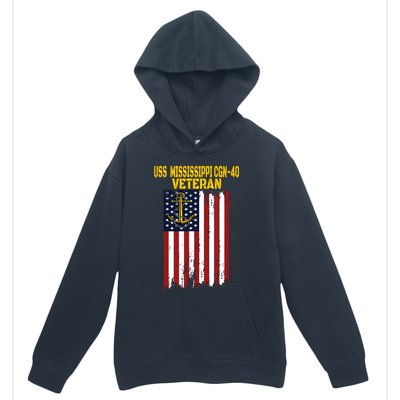 Uss Mississippi Cgn40 Cruiser Veterans Day Fathers Day Urban Pullover Hoodie