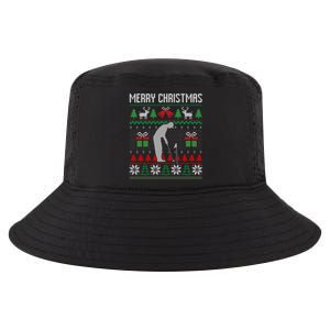 Ugly Merry Christmas Golf Santa Xmas Costume Gift Great Gift Cool Comfort Performance Bucket Hat