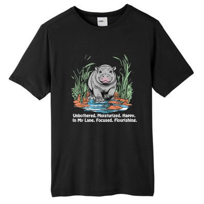 Unbothered Moo Deng Bouncy Pig Tall Fusion ChromaSoft Performance T-Shirt