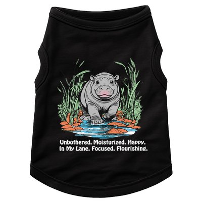 Unbothered Moo Deng Bouncy Pig Meme Cute Baby Hippo Viral Doggie Tank