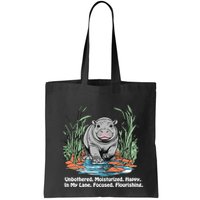 Unbothered Moo Deng Bouncy Pig Meme Cute Baby Hippo Viral Bag