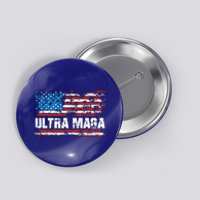 Ultra MAGA Distressed United States Of America USA Flag Button