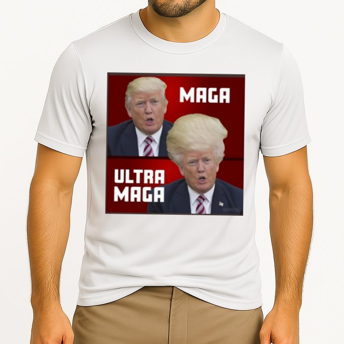 Ultra Maga Donald J Trump Ultra Maga Performance Shirt