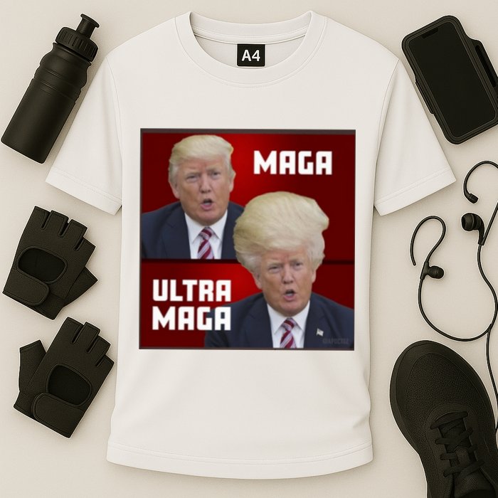Ultra Maga Donald J Trump Ultra Maga Performance Shirt