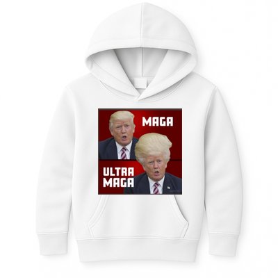 Ultra Maga Donald J Trump Ultra Maga Kids Hoodie