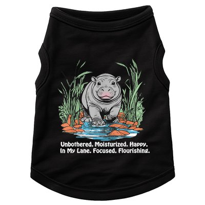 Unbothered Moo Deng Bouncy Pig Meme Cute Baby Hippo Viral Doggie Tank