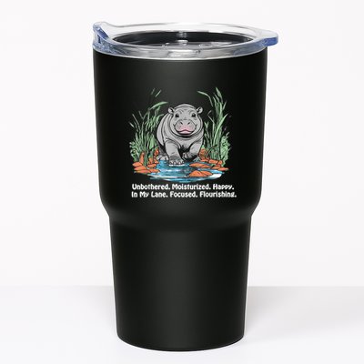 Unbothered Moo Deng Bouncy Pig Meme Cute Baby Hippo Viral Tumbler