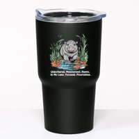 Unbothered Moo Deng Bouncy Pig Meme Cute Baby Hippo Viral Tumbler