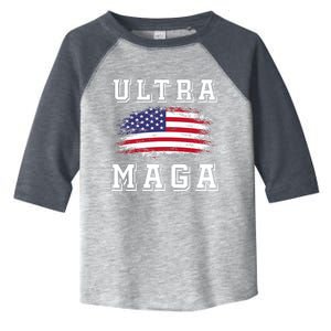 Ultra Maga Donald Trump American Pro Freedom Ultra MAGA Toddler Fine Jersey T-Shirt