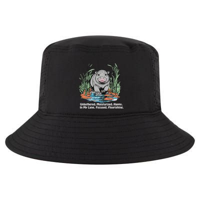 Unbothered Moo Deng Bouncy Pig Cool Comfort Performance Bucket Hat