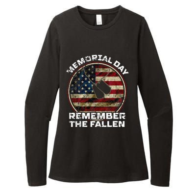 US Memorial Day Remember The Fallen Womens CVC Long Sleeve Shirt