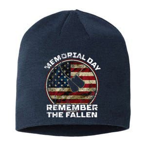 US Memorial Day Remember The Fallen Sustainable Beanie