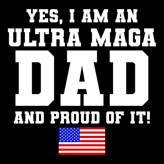 Ultra MAGA Dad And Proud Of It USA Pride Fathers Day 2022 Impact Tech Backpack