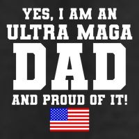 Ultra MAGA Dad And Proud Of It USA Pride Fathers Day 2022 Adult Drive Performance Visor