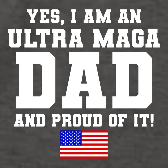 Ultra MAGA Dad And Proud Of It USA Pride Fathers Day 2022 Vector Backpack