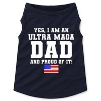 Ultra MAGA Dad And Proud Of It USA Pride Fathers Day 2022 Doggie Tank