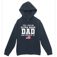 Ultra MAGA Dad And Proud Of It USA Pride Fathers Day 2022 Urban Pullover Hoodie