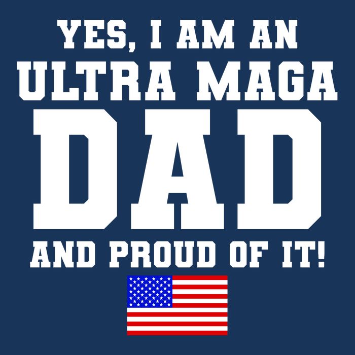 Ultra MAGA Dad And Proud Of It USA Pride Fathers Day 2022 Visor