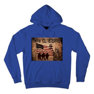 Usa Memorial Day Military Veterans Day We Thank You Funny Gift Hoodie