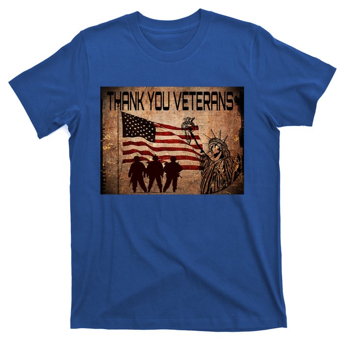 Usa Memorial Day Military Veterans Day We Thank You Funny Gift T-Shirt