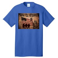 Usa Memorial Day Military Veterans Day We Thank You Funny Gift Tall T-Shirt