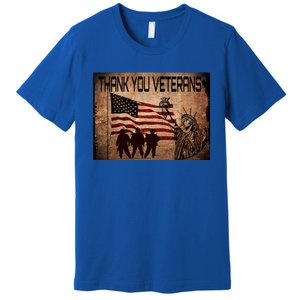 Usa Memorial Day Military Veterans Day We Thank You Funny Gift Premium T-Shirt