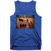 Usa Memorial Day Military Veterans Day We Thank You Funny Gift Tank Top