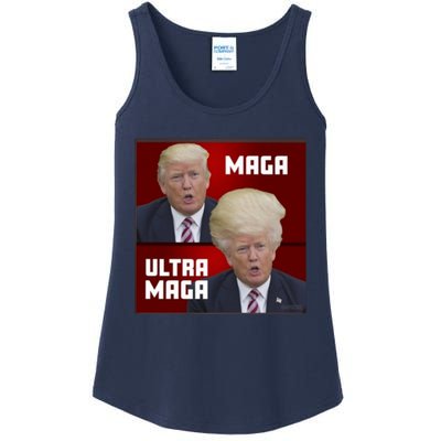 Ultra Maga Donald J Trump Ultra Maga 1 Ladies Essential Tank