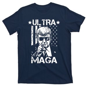 Ultra Maga Donald Trump Usa Flag T-Shirt