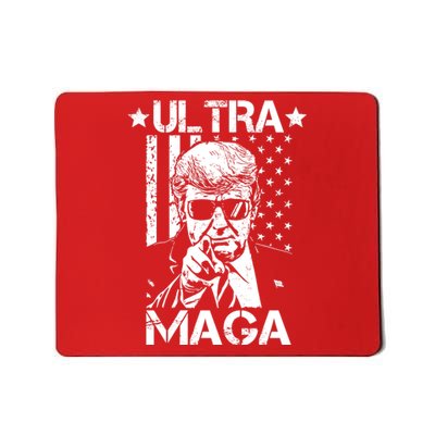 Ultra Maga Donald Trump USA Flag Mousepad