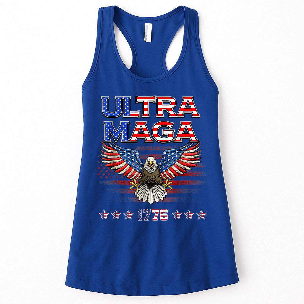 Ultra Mega Eagle 2022, Ultra Maga Tee AMERICAN, FLAG, EAGLE Womens Tank Top
