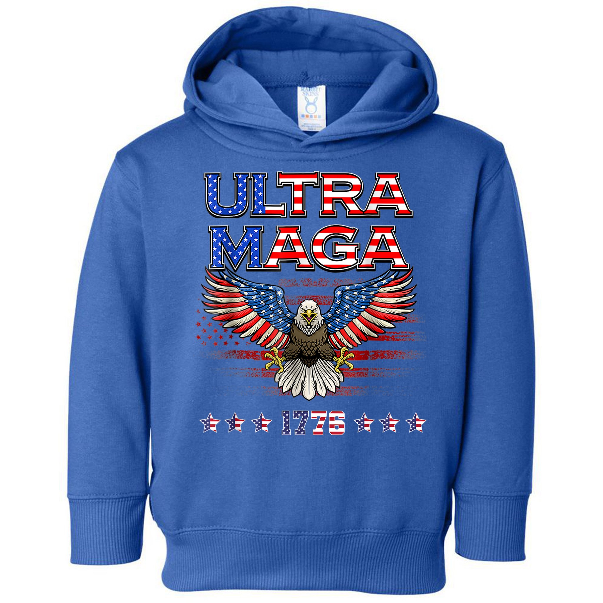 Ultra Mega Eagle 2022, Ultra Maga Tee AMERICAN, FLAG, EAGLE Toddler Hoodie