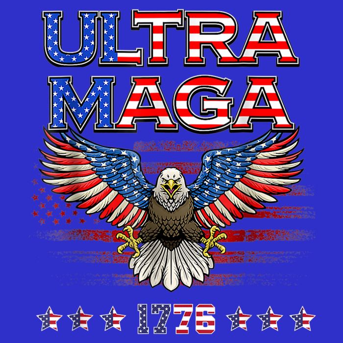 Ultra Mega Eagle 2022, Ultra Maga Tee AMERICAN, FLAG, EAGLE Womens T-Shirt